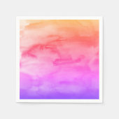 Rainbow Painting Ombre Serviette (Vorderseite)