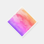 Rainbow Painting Ombre Serviette (Ecke)