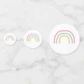 Rainbow Painting Party Confetti Konfetti (Rückseiten)