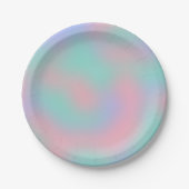 Rainbow Painting Texture Pattern Pappteller (Vorderseite)
