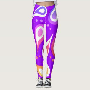 Rainbow Paisley-Muster Leggings