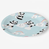 Rainbow Panda Paper Teller (Schrägansicht)