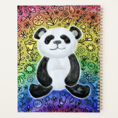 Rainbow Panda Planner Planer (Rückseite)