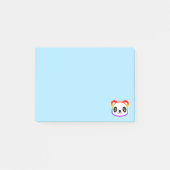 Rainbow Panda Post-it Klebezettel (Vorderseite)
