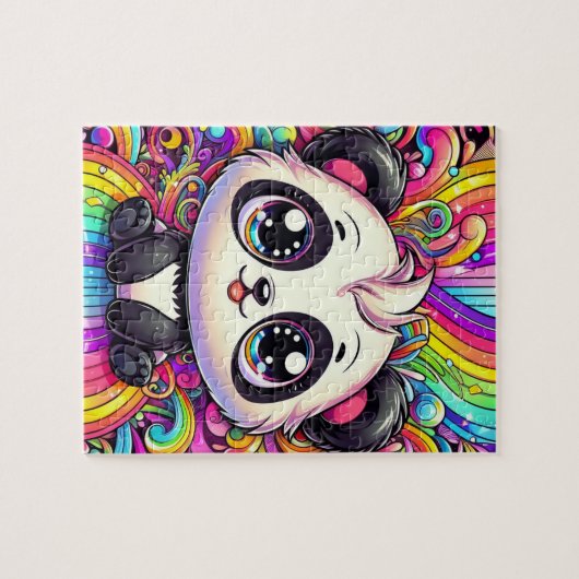 Rainbow Panda Puzzle (Horizontal)