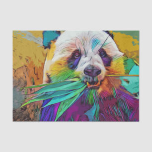 Rainbow Panda Tissue Seidenpapier