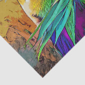 Rainbow Panda Tissue Seidenpapier (Ausschnitt)