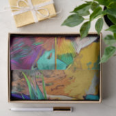 Rainbow Panda Tissue Seidenpapier (Geschenk)