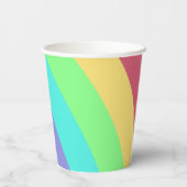 Rainbow Paper Cup Game Dalgona Pappbecher (Rückseite)
