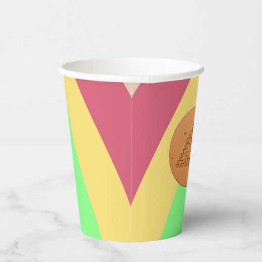 Rainbow Paper Cup Game Dalgona Pappbecher (Rechts)