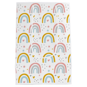 Rainbow Paper Geschenkbeutel zum Geburtstag , Baby Mittlere Geschenktüte