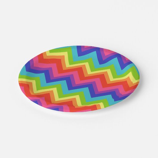Rainbow Paper-Teller Pappteller (Schrägansicht)