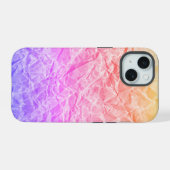 Rainbow-Papier iPhone 15 Hülle (Rückseite (Horizontal))