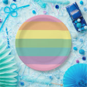 Rainbow-Papierplatte Pappteller (Party)