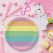 Rainbow-Papierplatte Pappteller (Party)