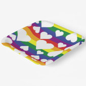 Rainbow-Papierplatte Pappteller (Gewinkelt)