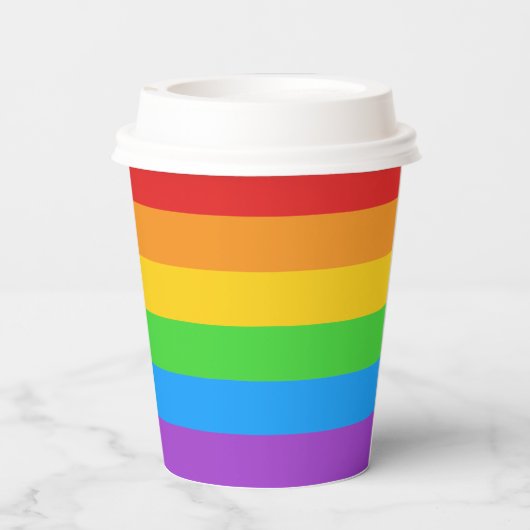 Rainbow Pappbecher (Rückseite)