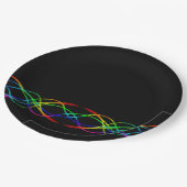 Rainbow Pappteller (Schrägansicht)
