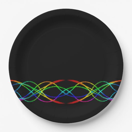 Rainbow Pappteller (Vorderseite)