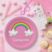 Rainbow Pappteller (Party)