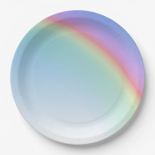 Rainbow Pappteller (Vorderseite)