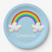 Rainbow Pappteller (Vorderseite)