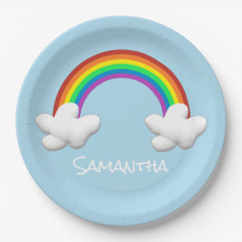 Rainbow Pappteller