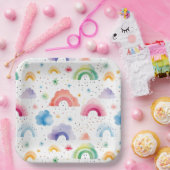 Rainbow Pappteller (Party)