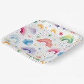 Rainbow Pappteller (Gewinkelt)