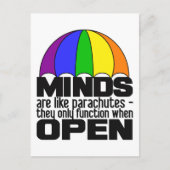 Rainbow Parachute Postkarte (Vorderseite)