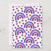Rainbow Parade 4. Juli Einladung (Rückseite)