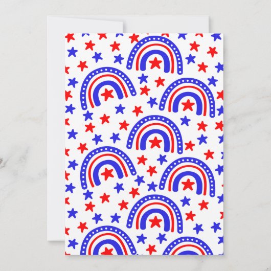 Rainbow Parade 4. Juli Einladung (Rückseite)