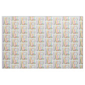 Rainbow Paris Macarons Eiffel Tower Stoff (Fat Quarter (45,7 x 55,9 cm))