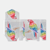 Rainbow Parrot Bird Child Birthday Cake Fevor Box Geschenkschachtel (Ungefaltet)
