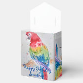 Rainbow Parrot Bird Child Birthday Cake Fevor Box Geschenkschachtel (Geöffnet)