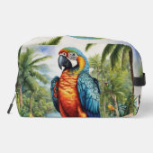 Rainbow Parrot Dopp Kit Waschbeutel (Rückseite)