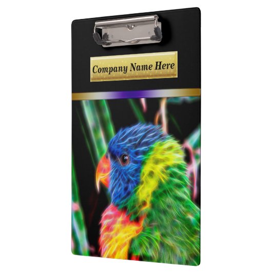 Rainbow Parrot Klemmbrett (Links)