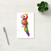 RAINBOW PARROT POST-IT KLEBEZETTEL (Büro)