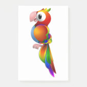 RAINBOW PARROT POST-IT KLEBEZETTEL (Vorderseite)