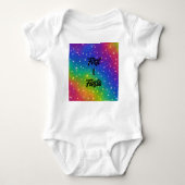 Rainbow Party Baby Strampler (Vorderseite)
