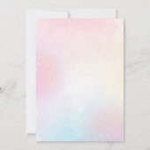 Rainbow Party Geburtstag Einladung (Rückseite)