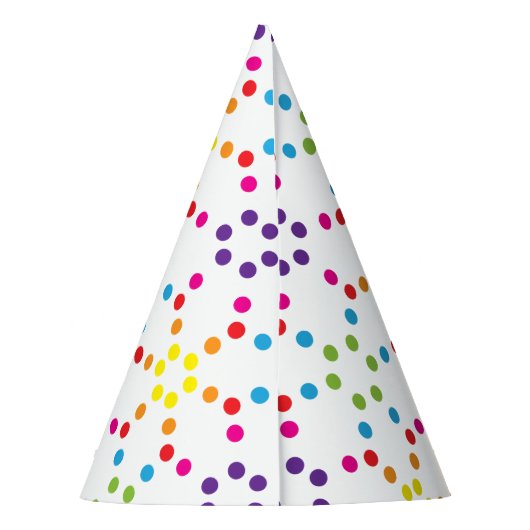 Rainbow Party Partyhütchen (Rückseite)