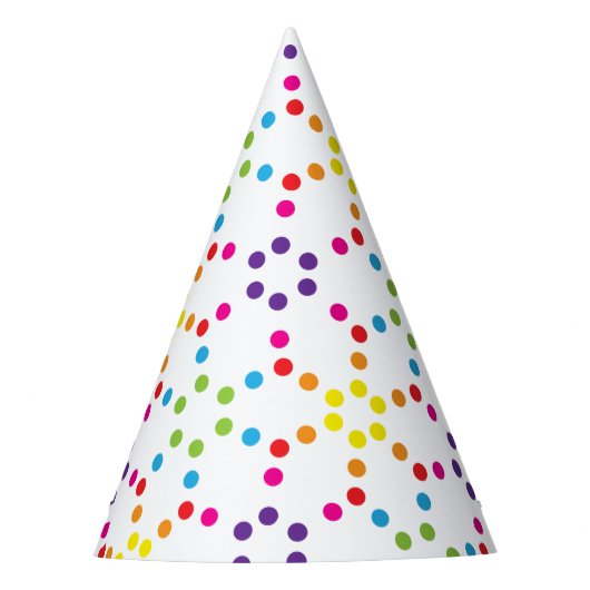 Rainbow Party Partyhütchen (Vorderseite)