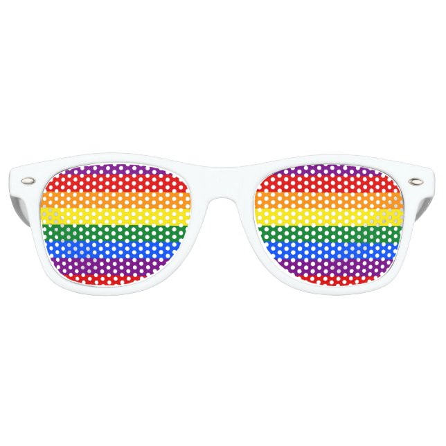 Rainbow Party Sonnenbrille (Vorderseite)