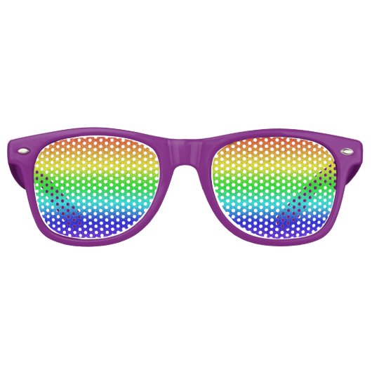Rainbow Partybrille (Vorderseite)