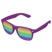 Rainbow Partybrille (Schrägansicht)