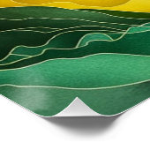 Rainbow Passage Surreal Wall Art Poster (Ecke)