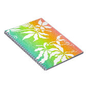 Rainbow Passion Blume Notizblock (Rechte Seite)