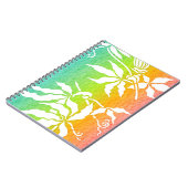 Rainbow Passion Blume Notizblock (Linke Seite)