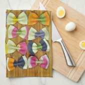 Rainbow-Pasta-Muster Handtuch (Viertel Falte)